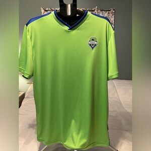 Seattle Sounders FC Jersey Mens XL Green MLS Soccer Shirt Training Top